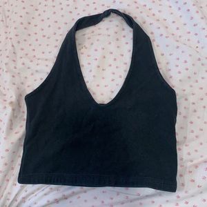 Brandy Melville Black Halter Top